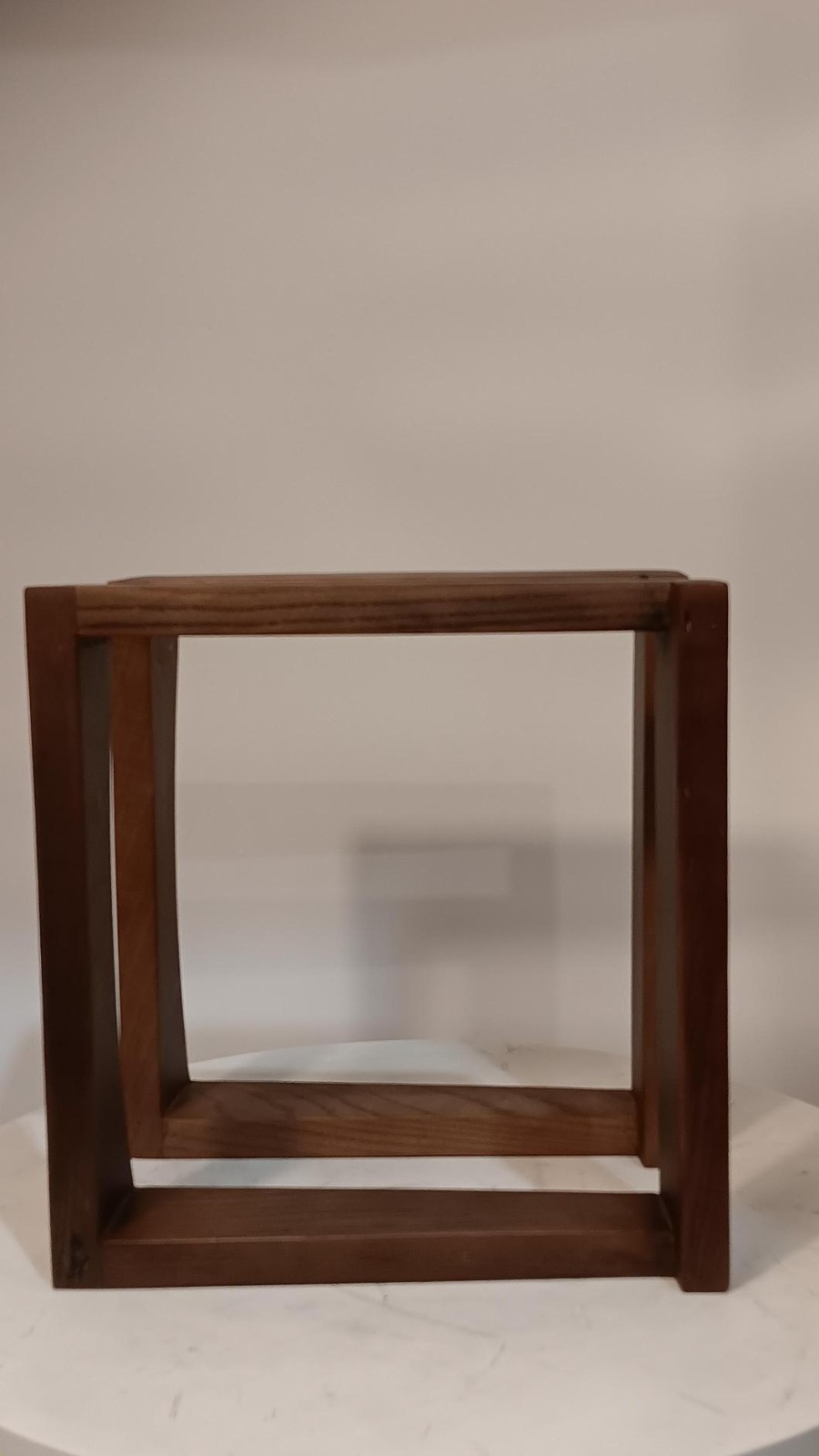 Natural Walnut Solid Wood Speaker Stands (Pair) – Fits 12" Speakers–10Yr WRT