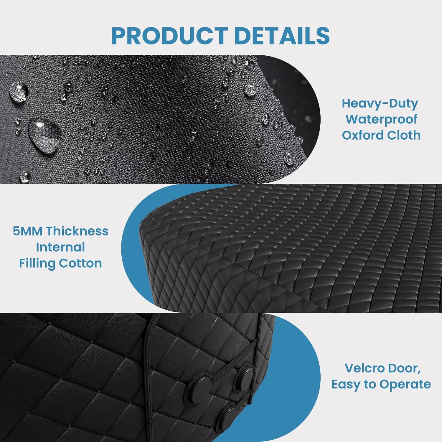 NAIZEA Insulated Inflatable Hot Tub Thermal Cover Energy Efficient Hot Tub Cover