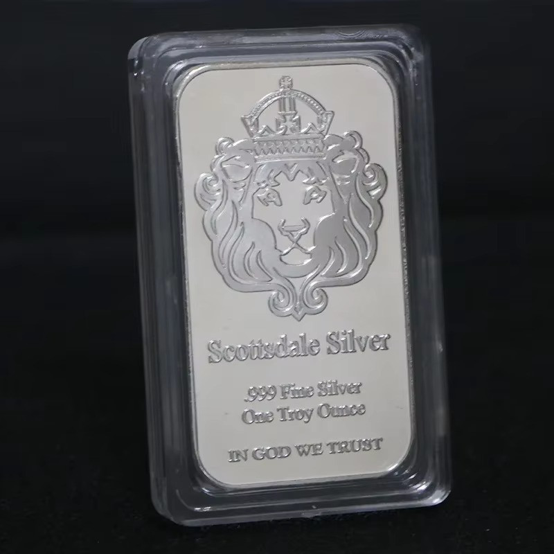 1PC 1 oz . Silver Bar - Scottsdale Mint VORTEX Silver Bullion Bar