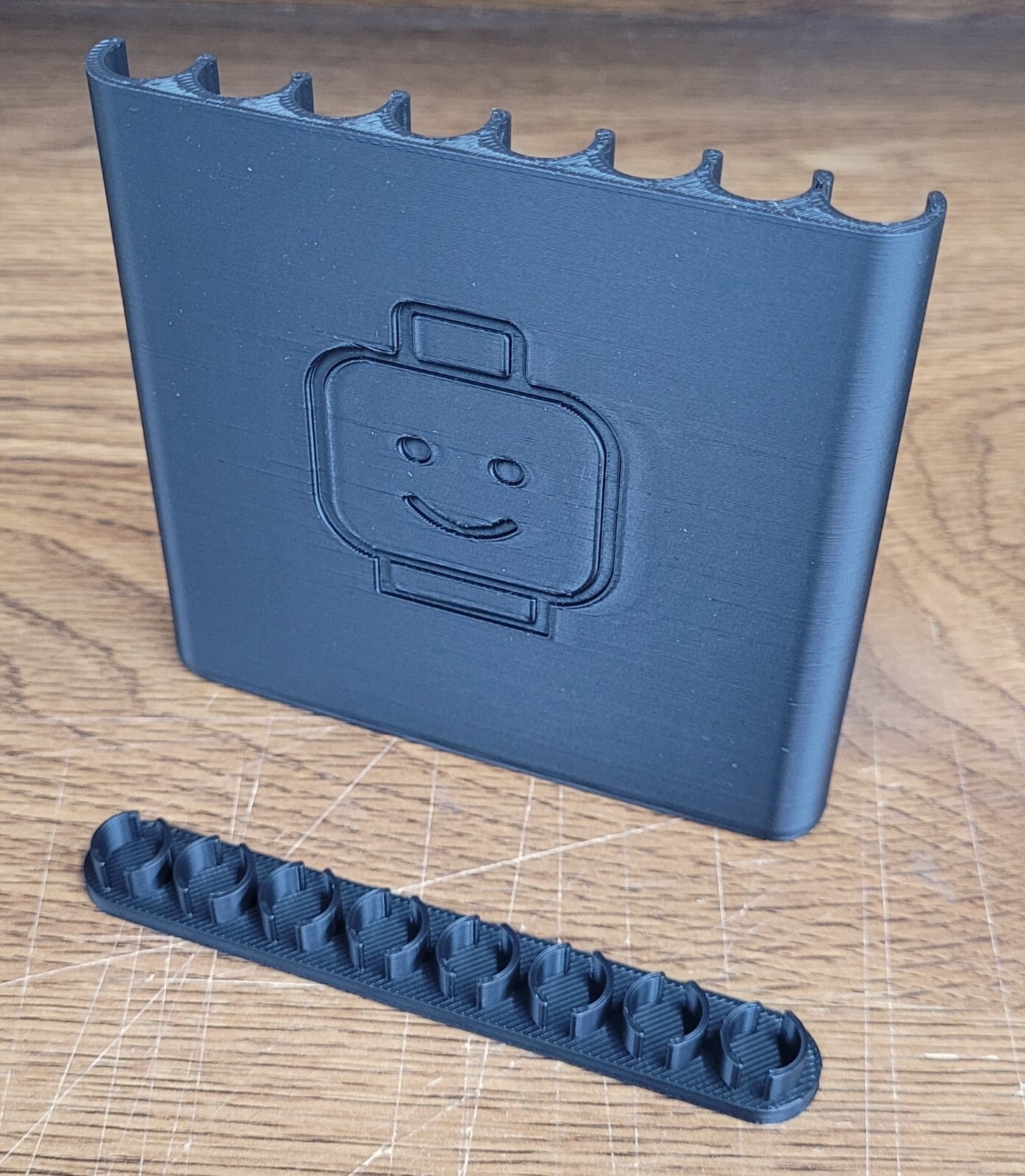 Lego Minifig Head Display Storage Rack - 3d Printed - ANY COLOR - Holds 72 heads
