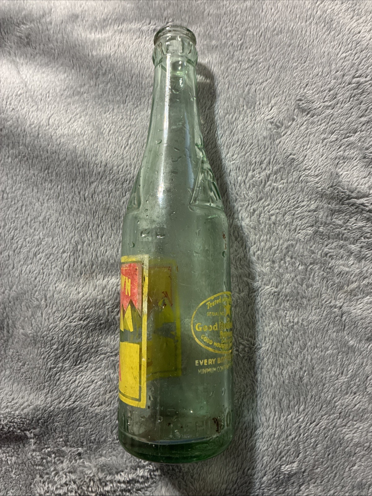 Vintage Royal Crown RC Cola Acl & Embossed 12oz Soda Bottle Good Housekeeping