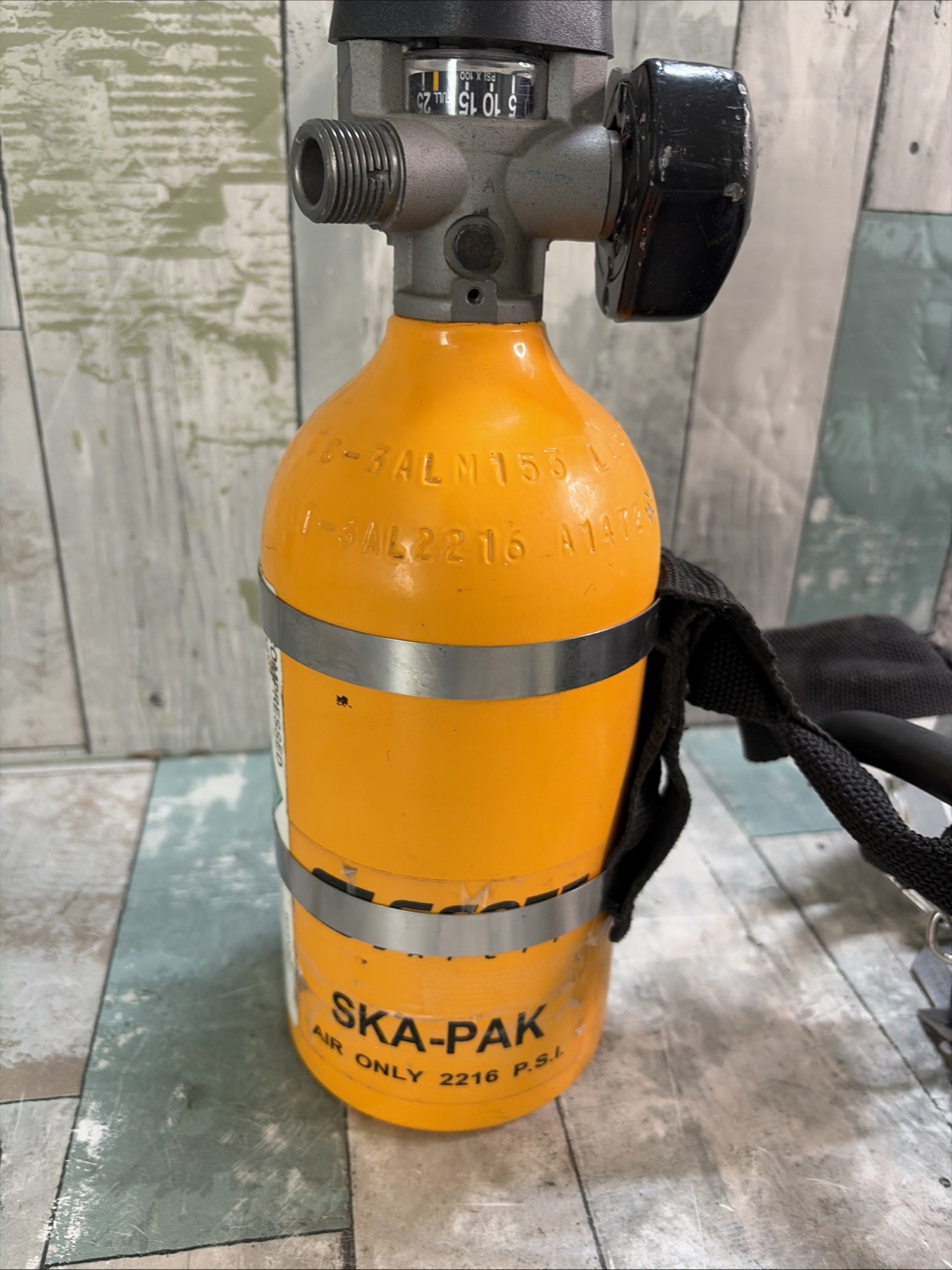 Scott SKA-PAK 5min Emergency Escape Bottle SABA Mobile Air SCBA Work Pack