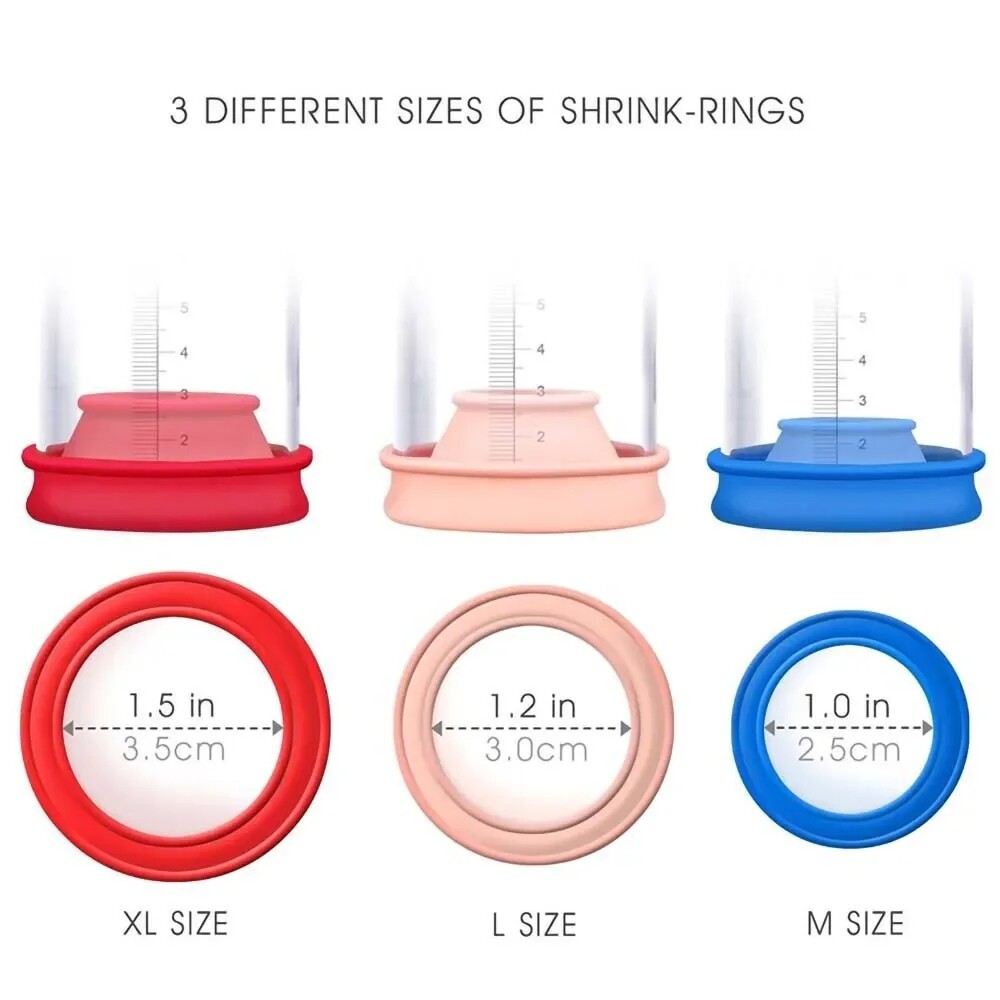 Vacuum Penis Pump for Male ED Enhancement Erectile Enlargement Penis Enlarger BG