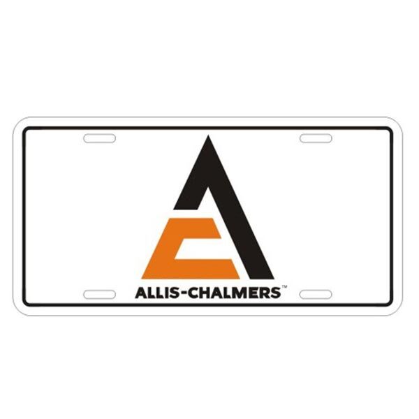 Allis-Chalmers Triangle Logo License Plate 06005