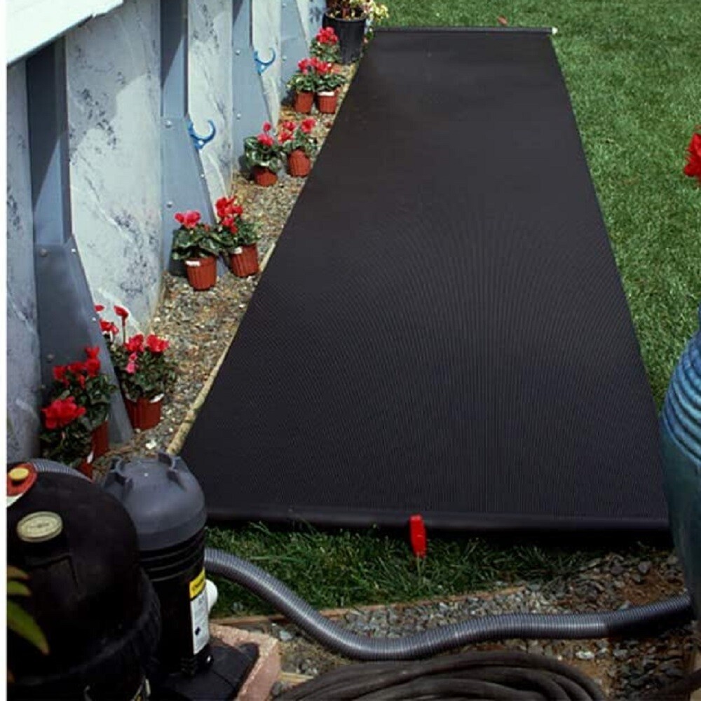 Puri Tech Bulldog Solar Heating System for Above-Ground Pools 4 ft x 20 ft Panel