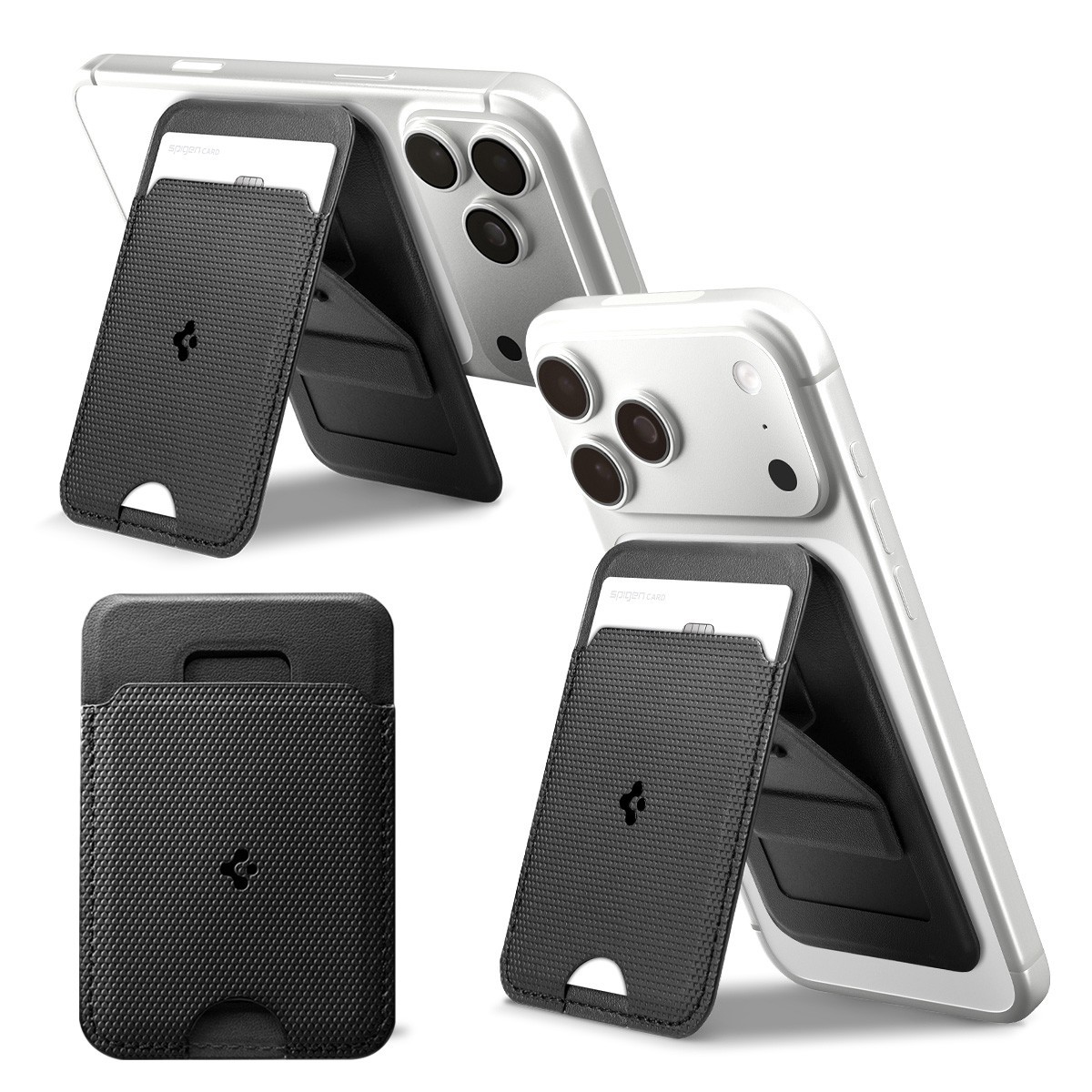 For Magsafe | Spigen Slim Fold S314 (Mag Fit) Card Holder Built in Stand Wallet