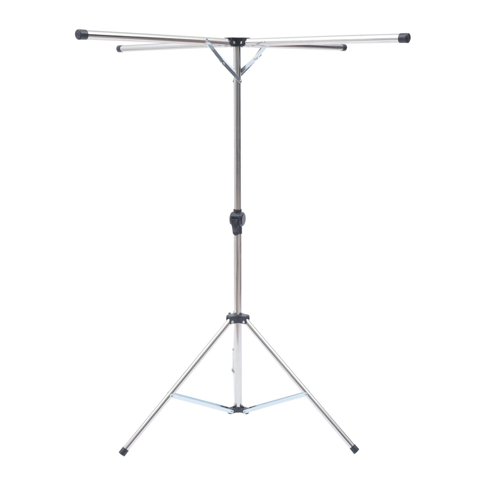 Portable Tripod Clothes Drying Rack Steel Laundry Coat Foldable Stand Hanger
