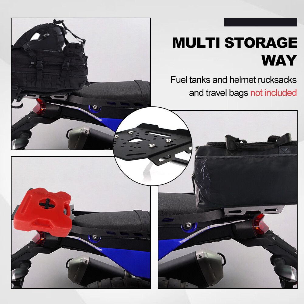 Rear Luggage Rack & Crash Bar Guard Fit For Yamaha Tenere 700 XTZ690 2019-2024