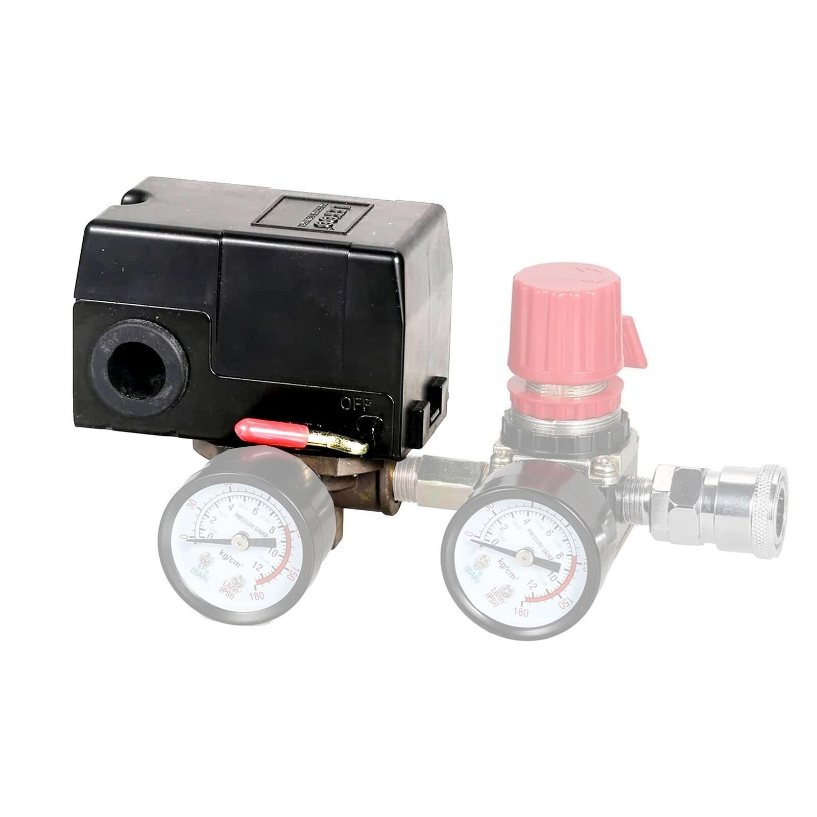Universal 4 Port Air Compressor Pressure Switch Replacement Control NPT1/4