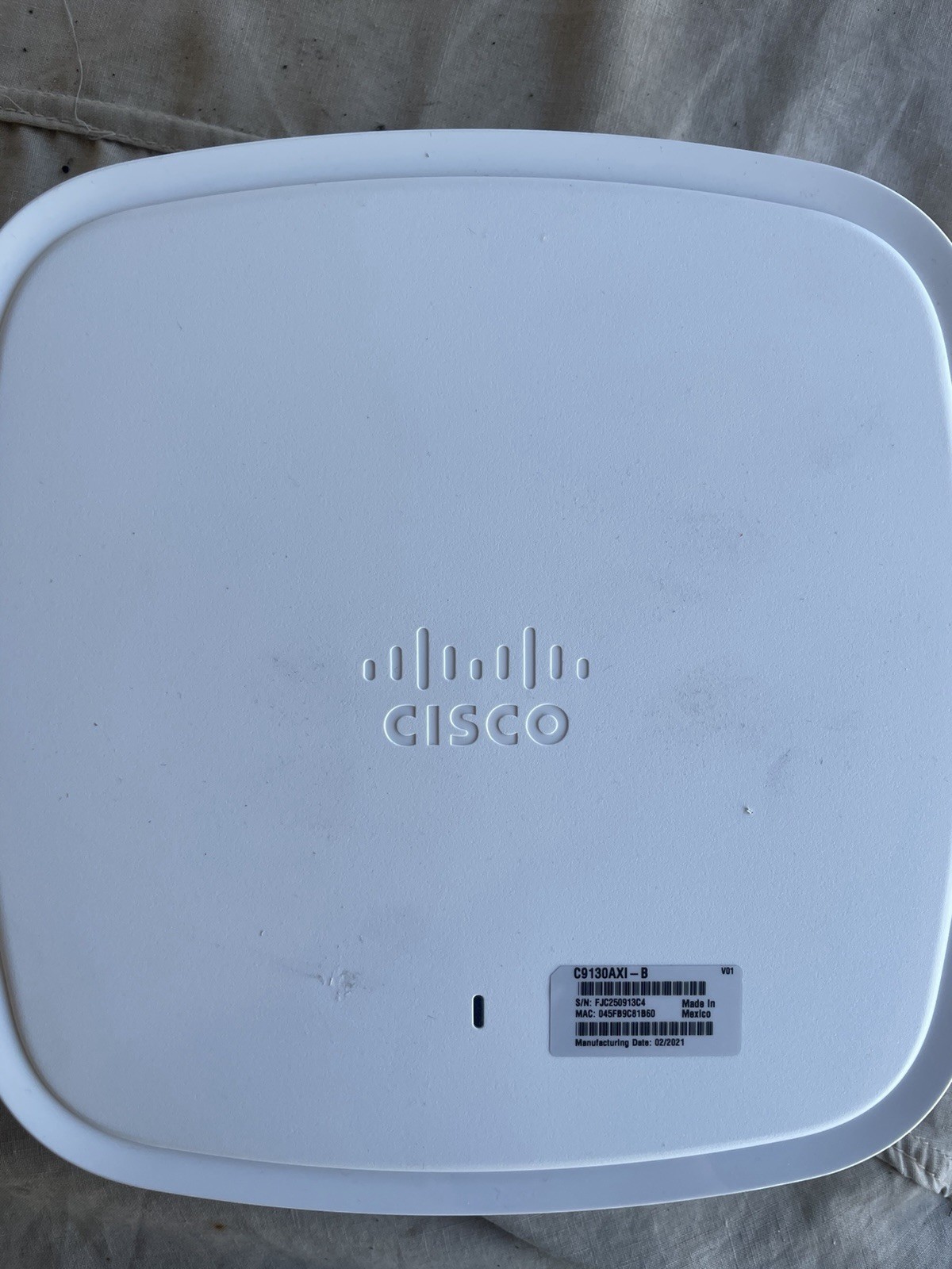Cisco C9130AXI-B Wireless Access Point Wi-Fi 802.11ax White Ethernet RJ-45