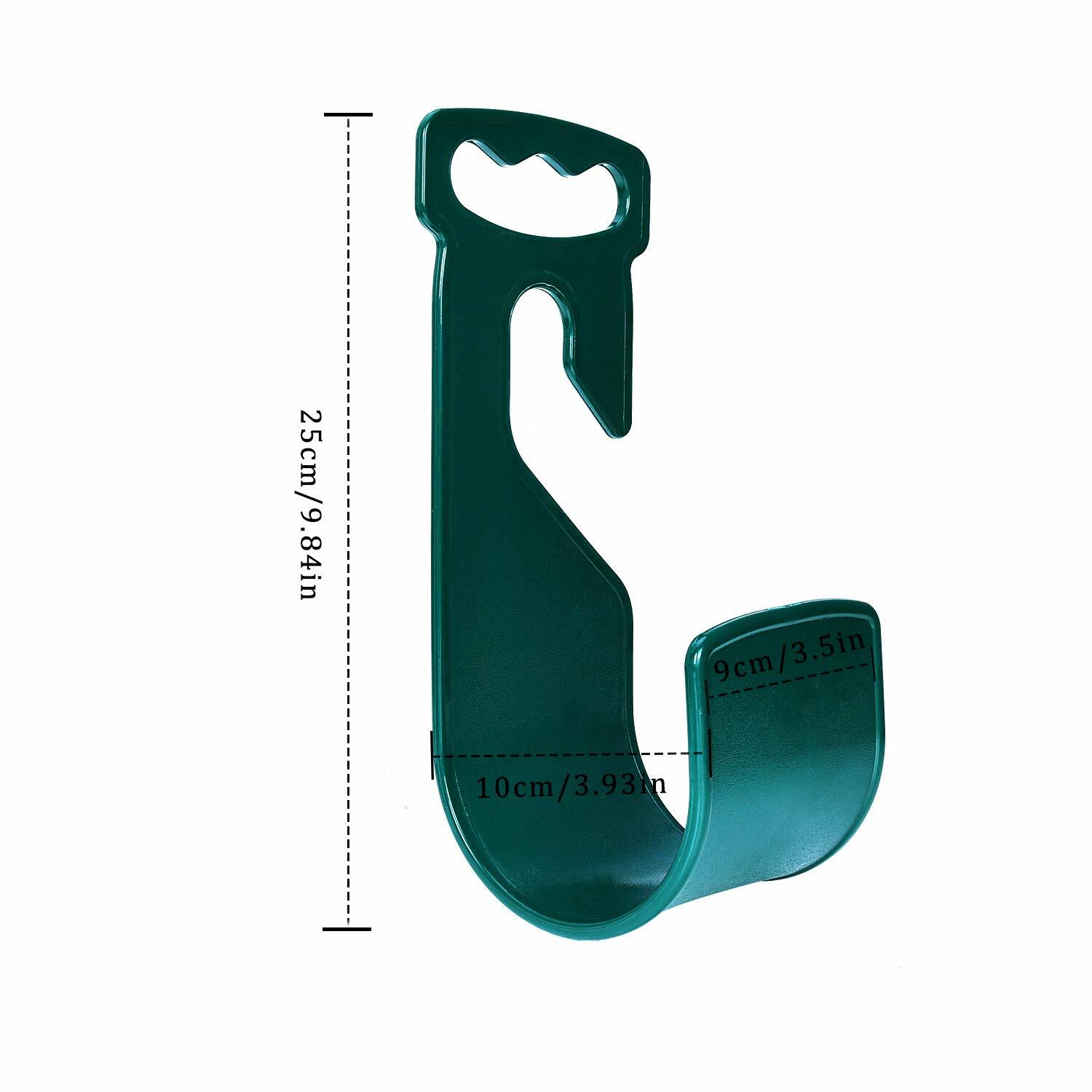 Garden Hose Hanger Spigot/Wall Mount Water Hose Holder Hook Dark Green