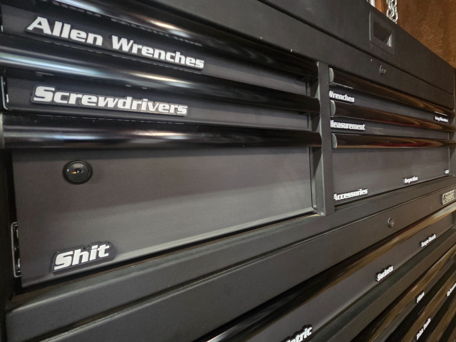 35 Magnetic Tool Box Labels – Drawer Organizer Magnets – Multiple Colors - USA