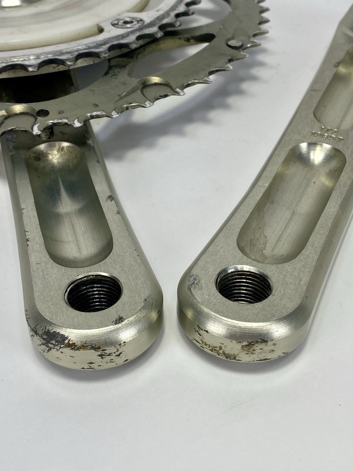 2007 SRM Power Meter Crankset Shimano 172mm Crank Length 130 BCD Retro VTG