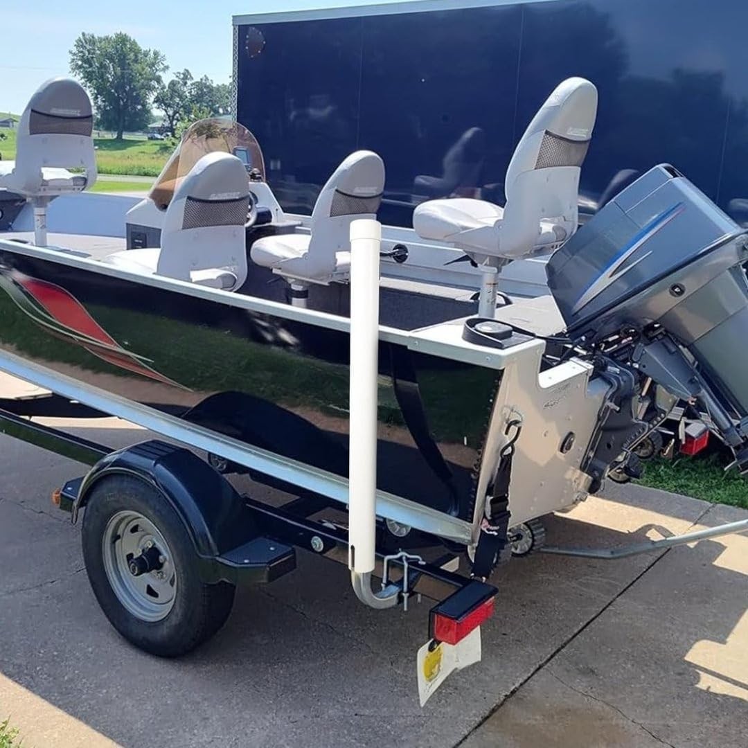 1 Pair of Boat Trailer Guide, Trailer Guide Ons Galvanized Steel for Boat