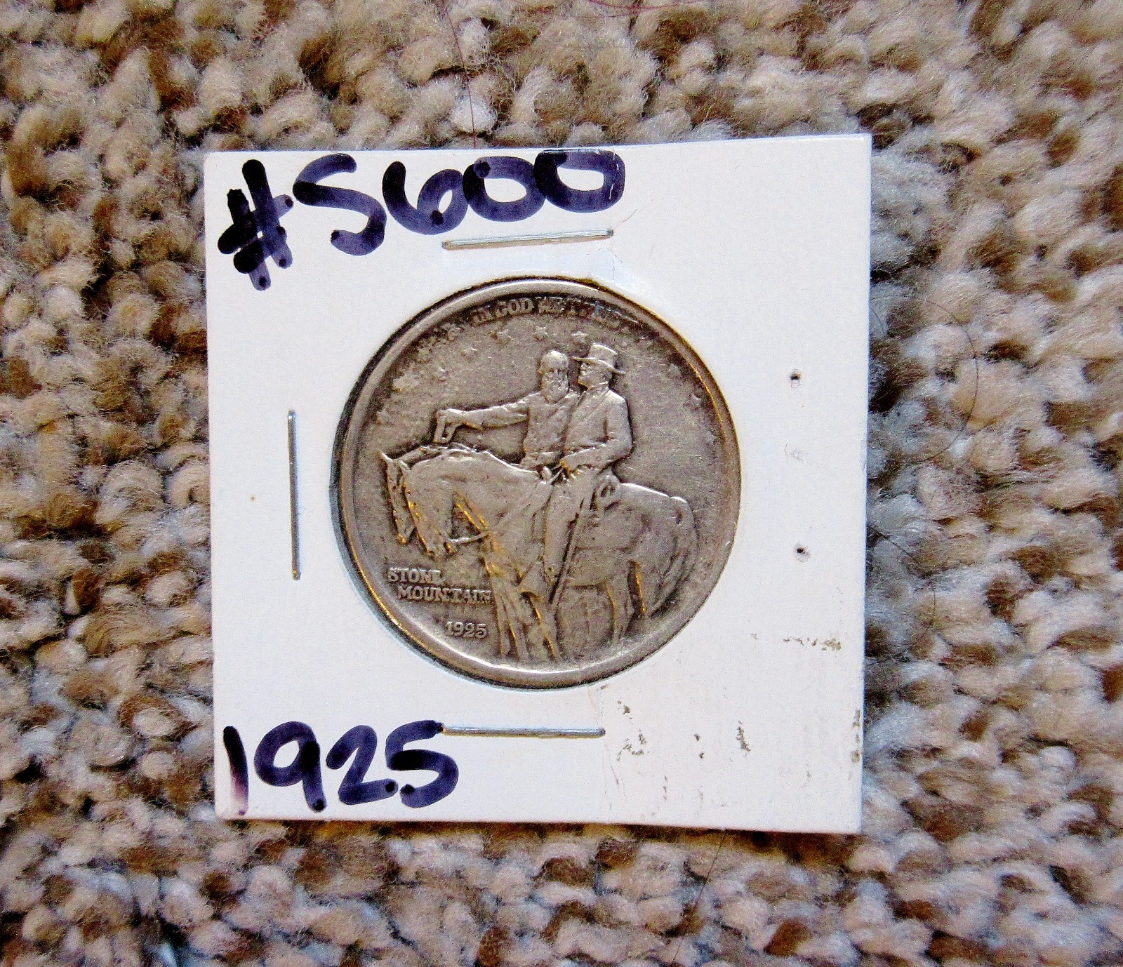 Civil War Coin, Relic, Confederate, Stone Mountain, 1925