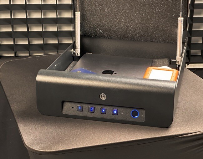 BoostedSafe Elite: Fingerprint, Key & Digital Combo Safe Open Box New