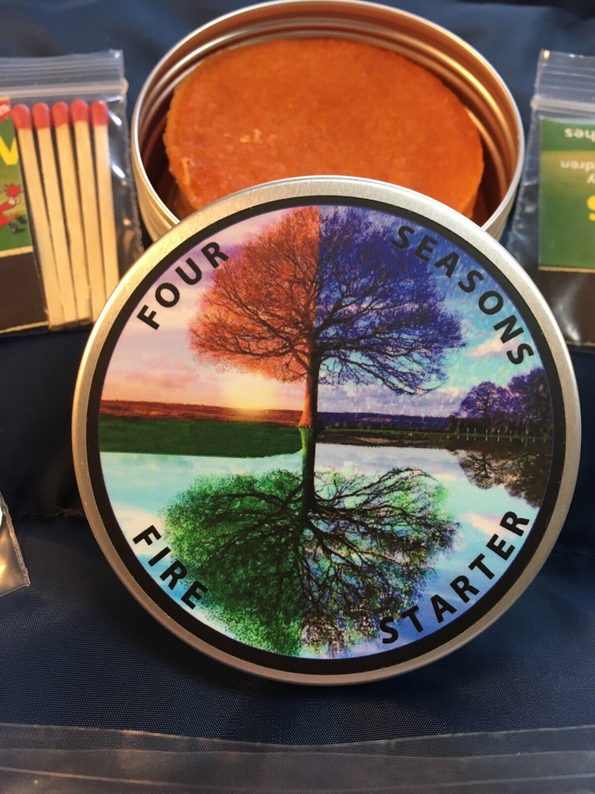 Fire starter , Fat Wood , 15 Waterproof Wafers , Camping , Hiking , Hunting ,