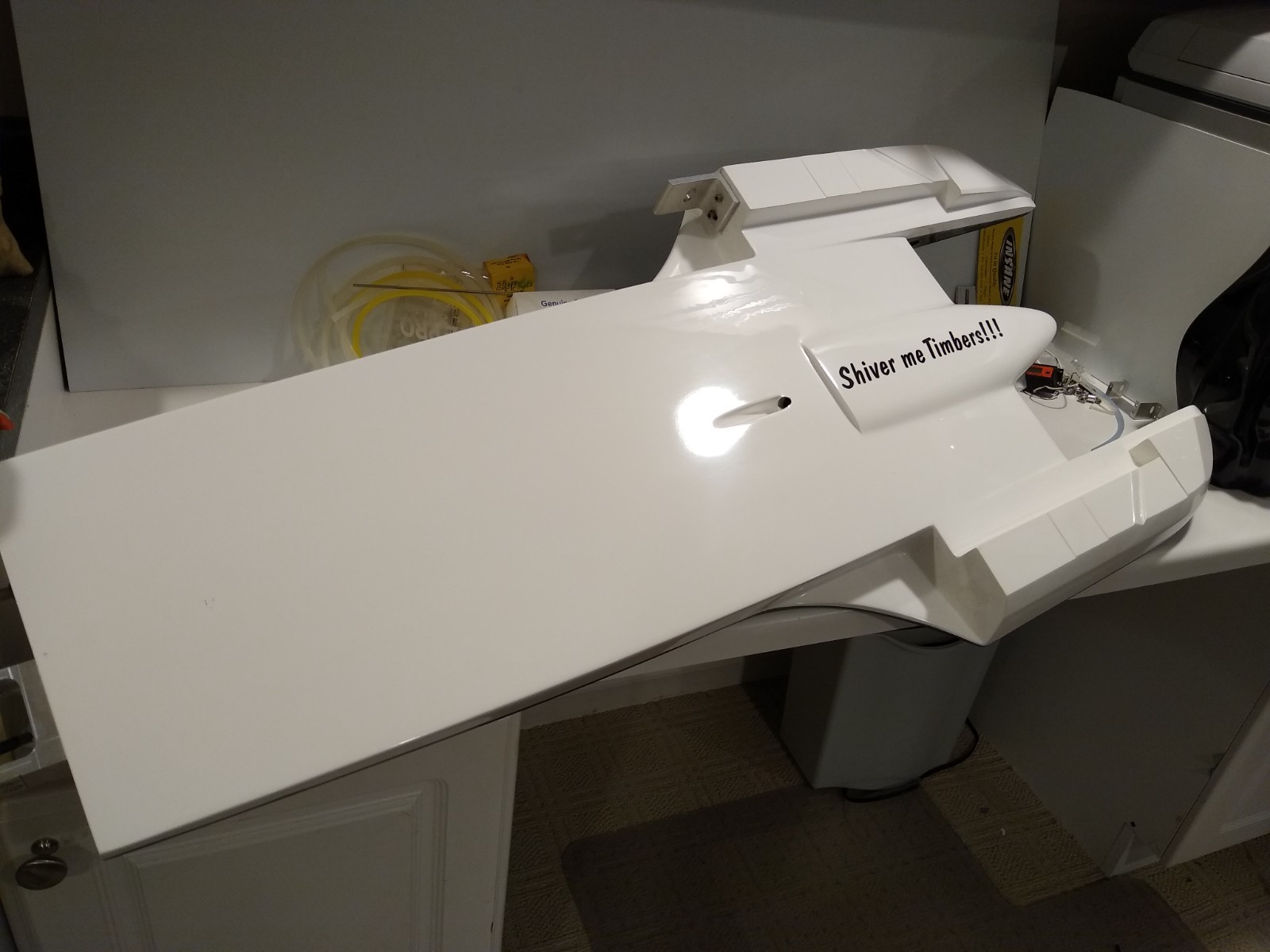 Blazer Whiplash GV Fiberglass Gas RC Race Boat Zenoah IMPBA NAMBA G1 Hydro READ