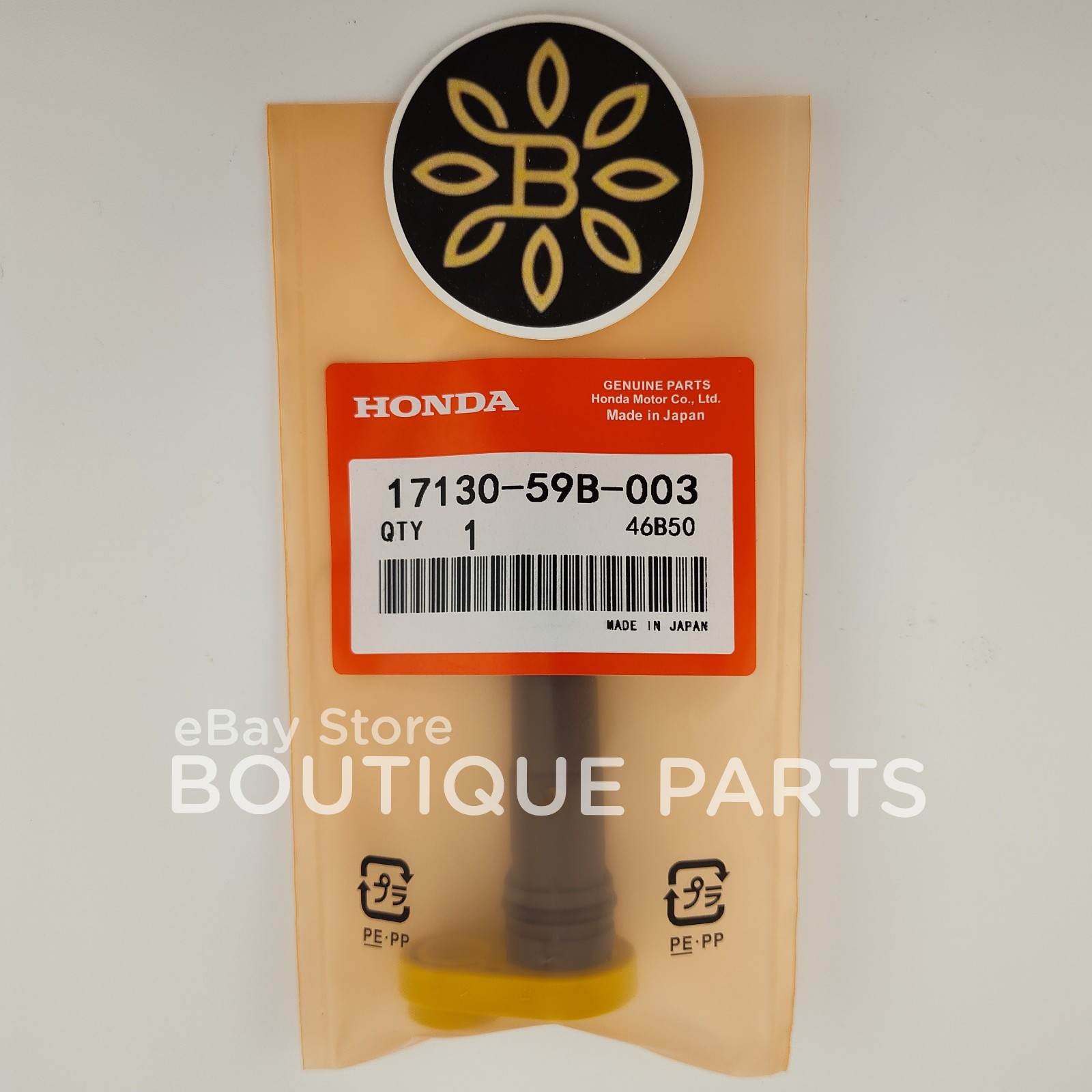 Genuine OEM for Honda PCV Valve w/ Seals 17130-59B-003 Positive Crankcase Vent