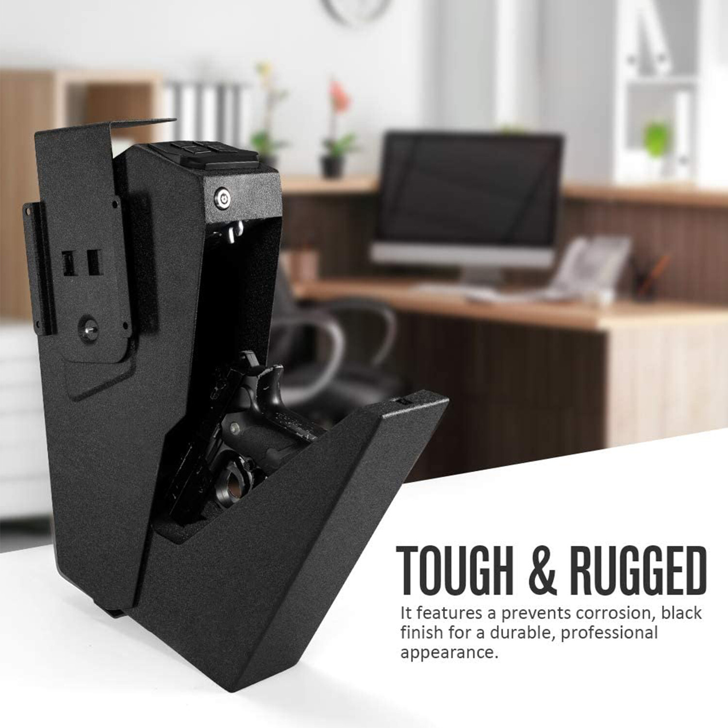 RPNB Portable Gun Safe Mounted Firearm Digital Pistol New