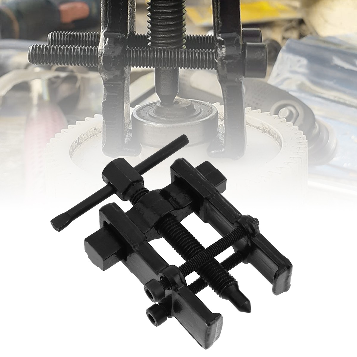 2" Two-claw Jaw Puller Mechanic Gear Bearing Steering Wheel Extractor Hand Tool