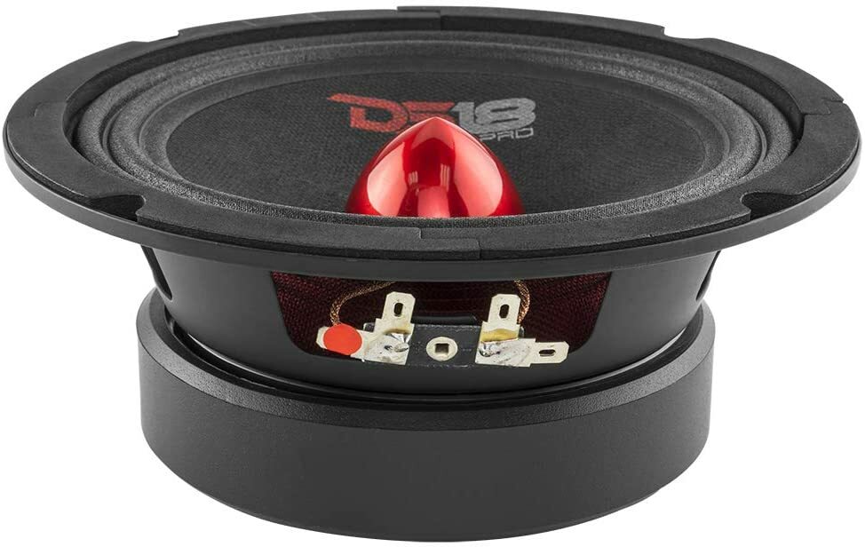 DS18 PRO-GM6.4B 6.5" Car Speaker with Bullet 480W Max 4 Ohms - 2 Speakers