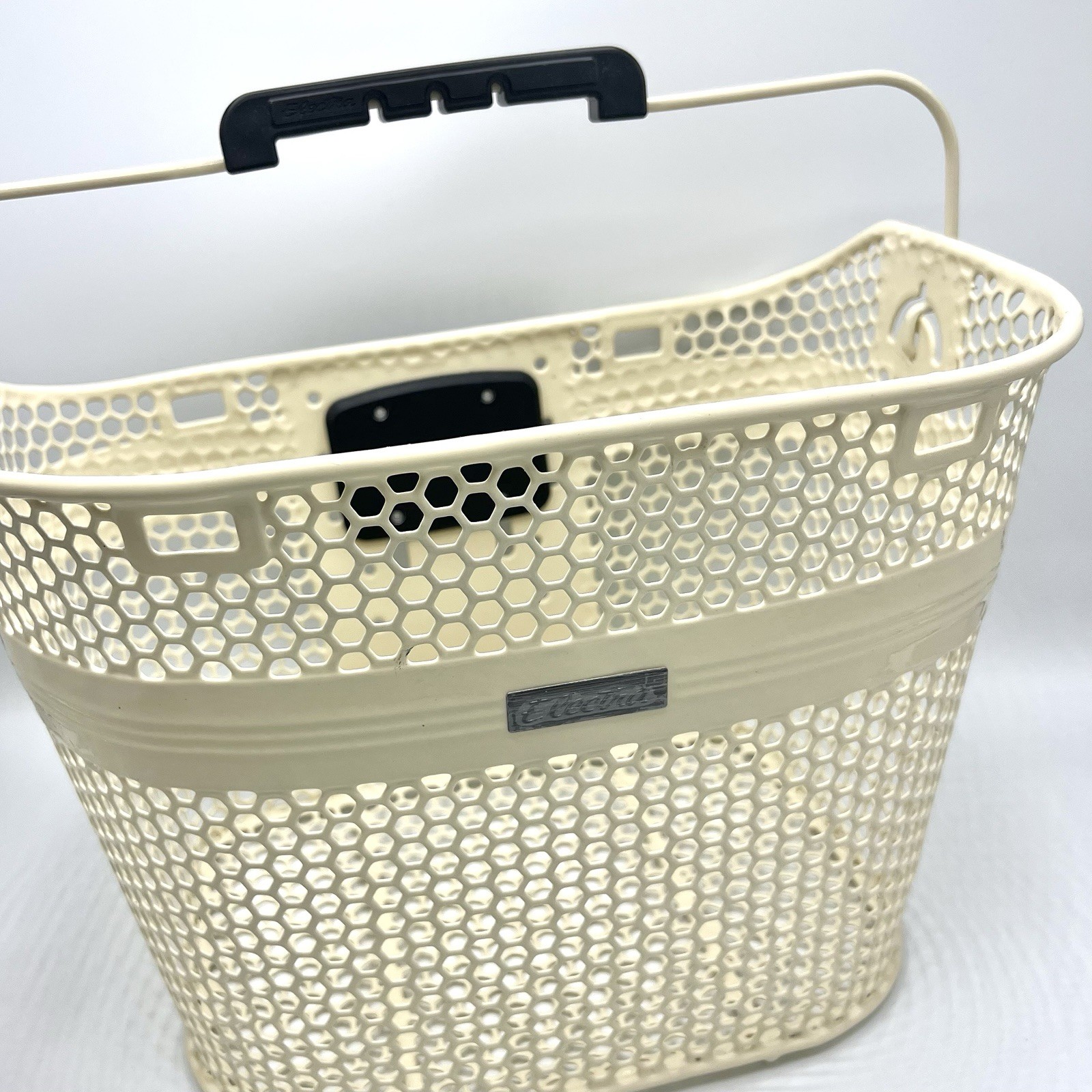 Electra Bike Bicycle Metal Basket Cream Pale Yellow No Mount or Hardware