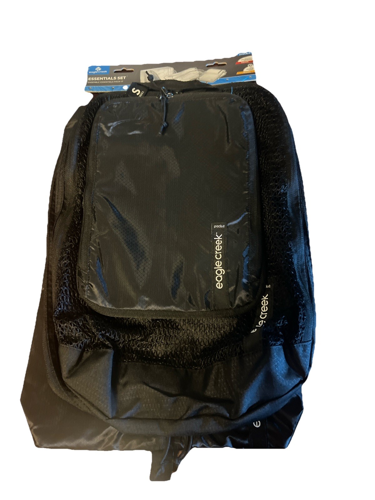 Eagle Creek Pack-It Essentials Set - 3-Piece, Black small medium large
