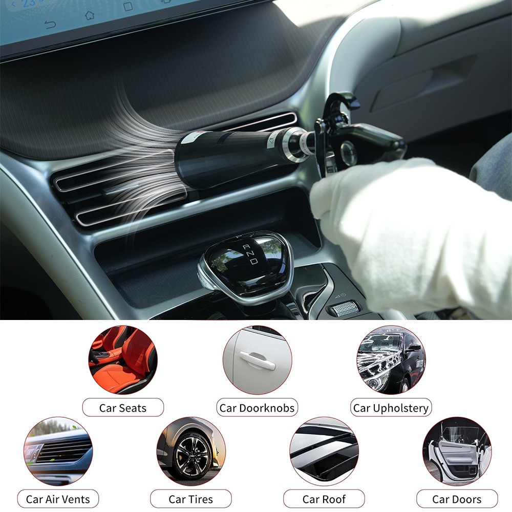 Tornado Car Cleaning Gun Vortex Air Blow Quickly Remove Gun Surface Dirt & Dust