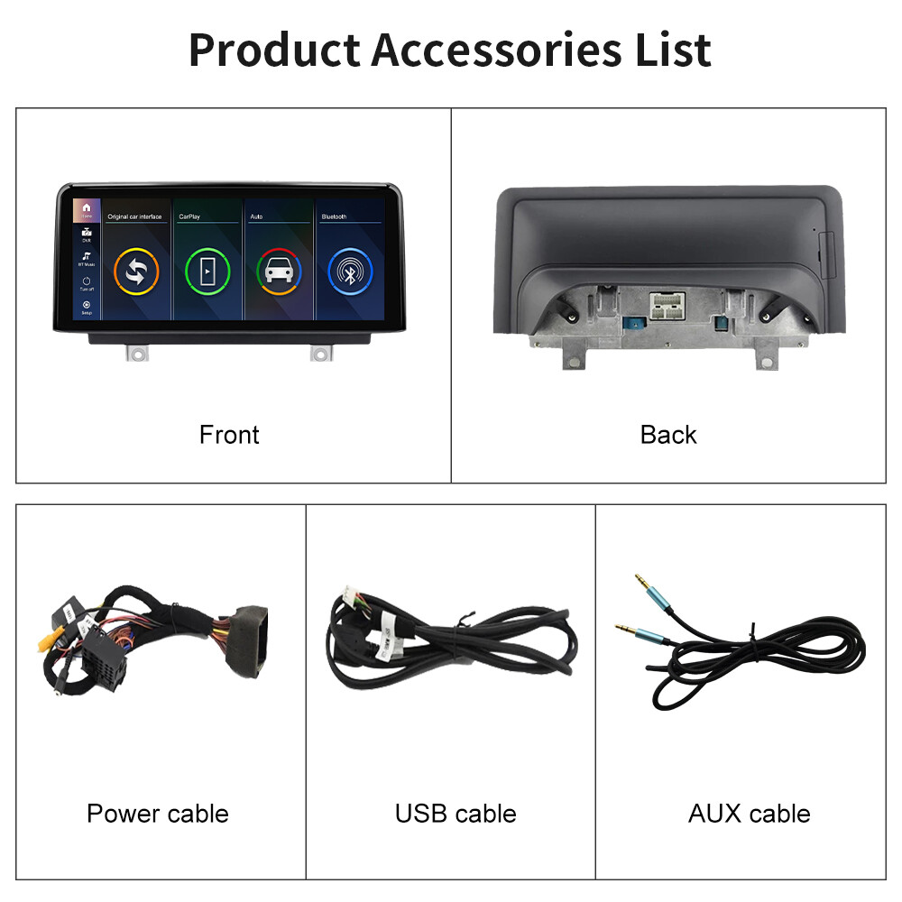 10.25' CarPlay Touchscreen Multimedia For BMW NBT F30 F31 F32 F33 F34 F36 F80