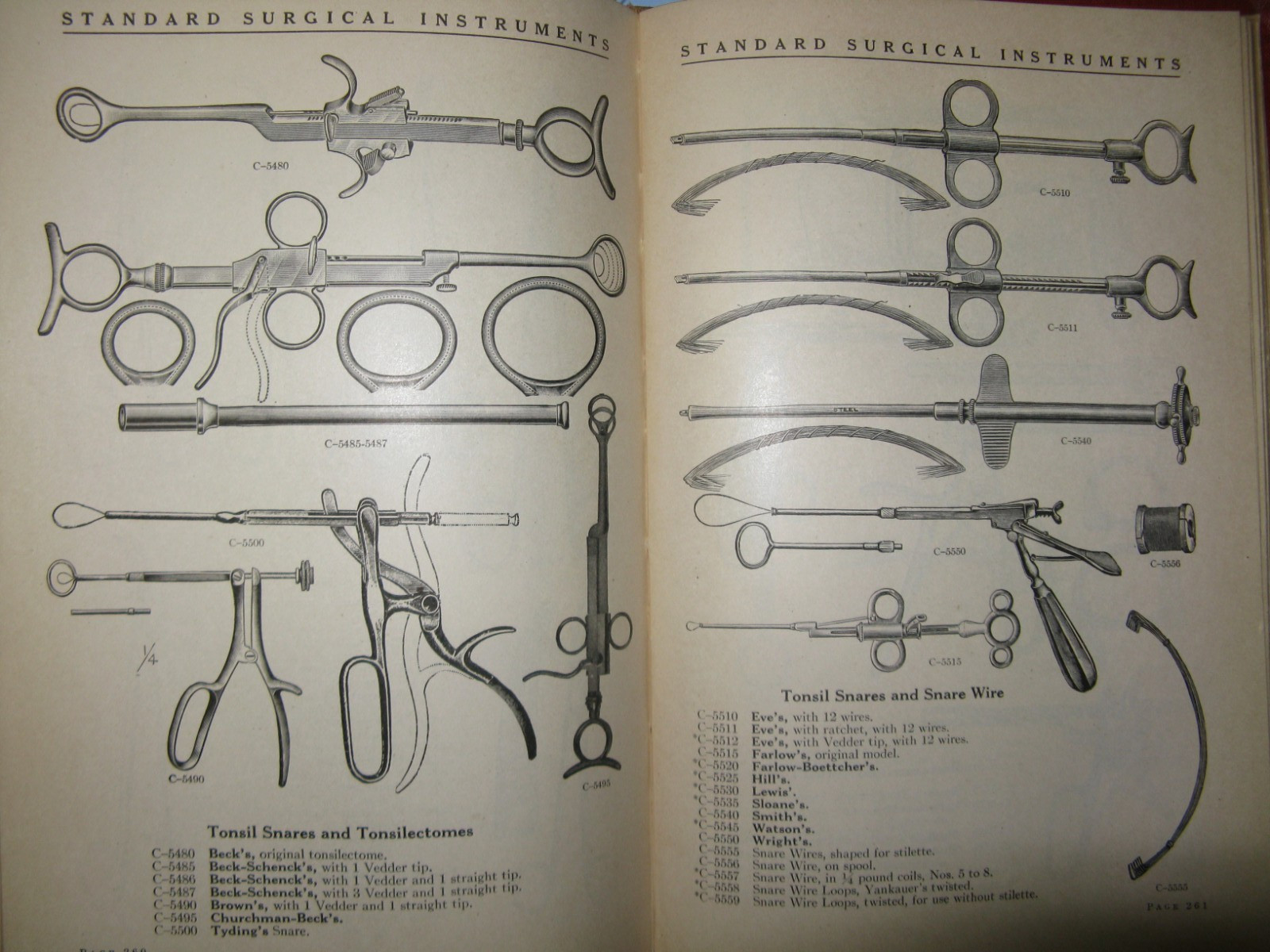 Vintage Tonsil Snare Collection, ENT