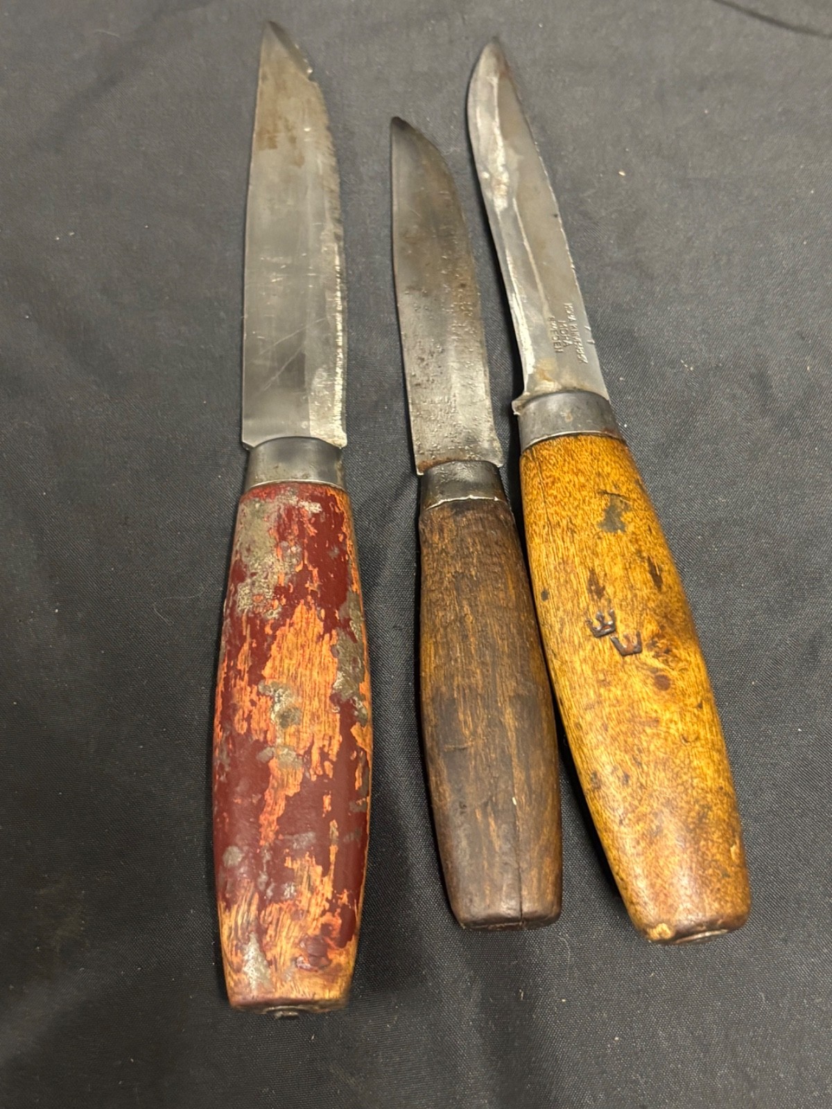 Vintage Mora Knife Lot Swedish Knives F M Mattsson Mora KJ Eriksson Military 3 C