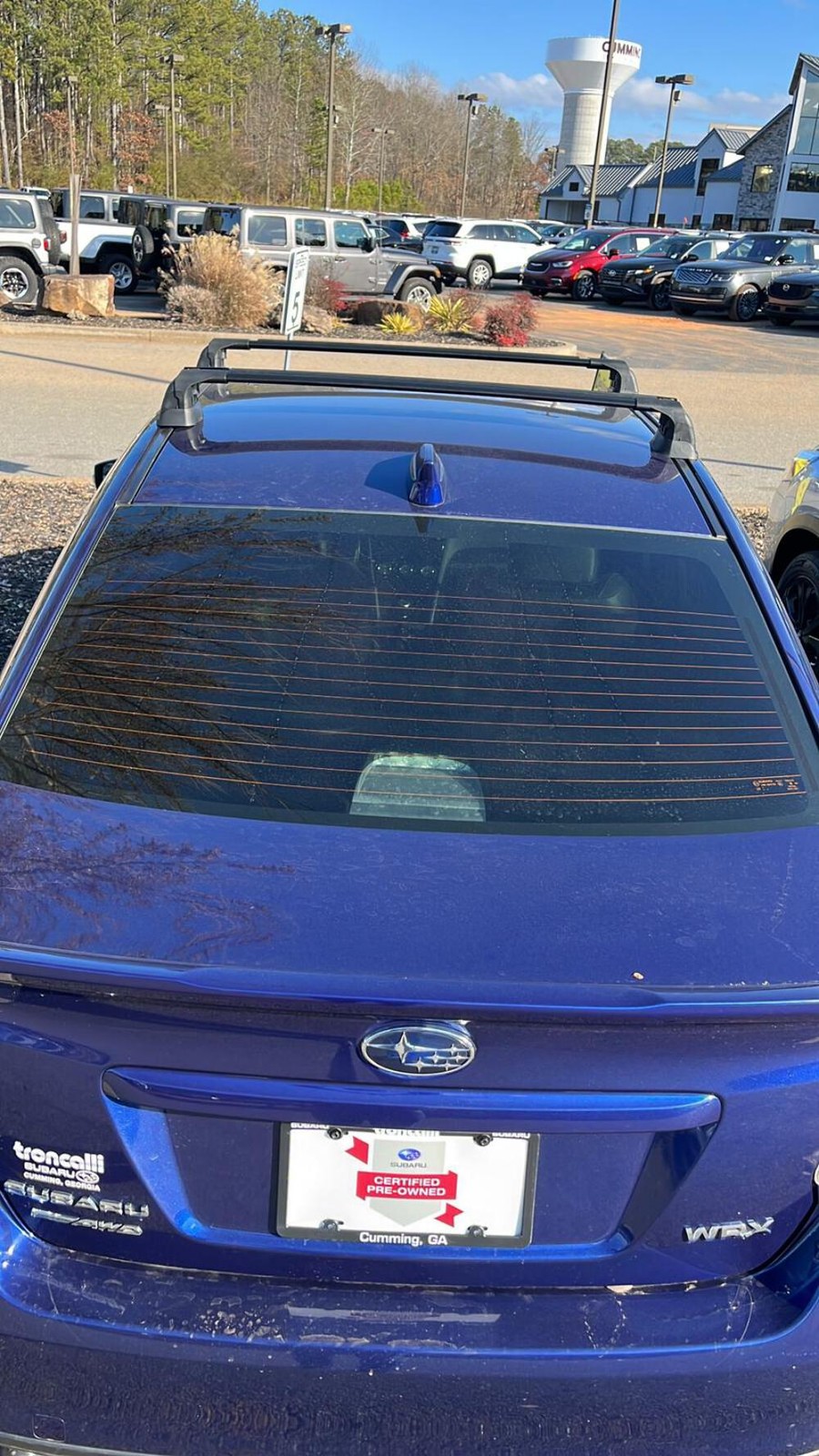 For Subaru WRX (2019-2026) Roof Rack Cross Bar Fix Point, Black