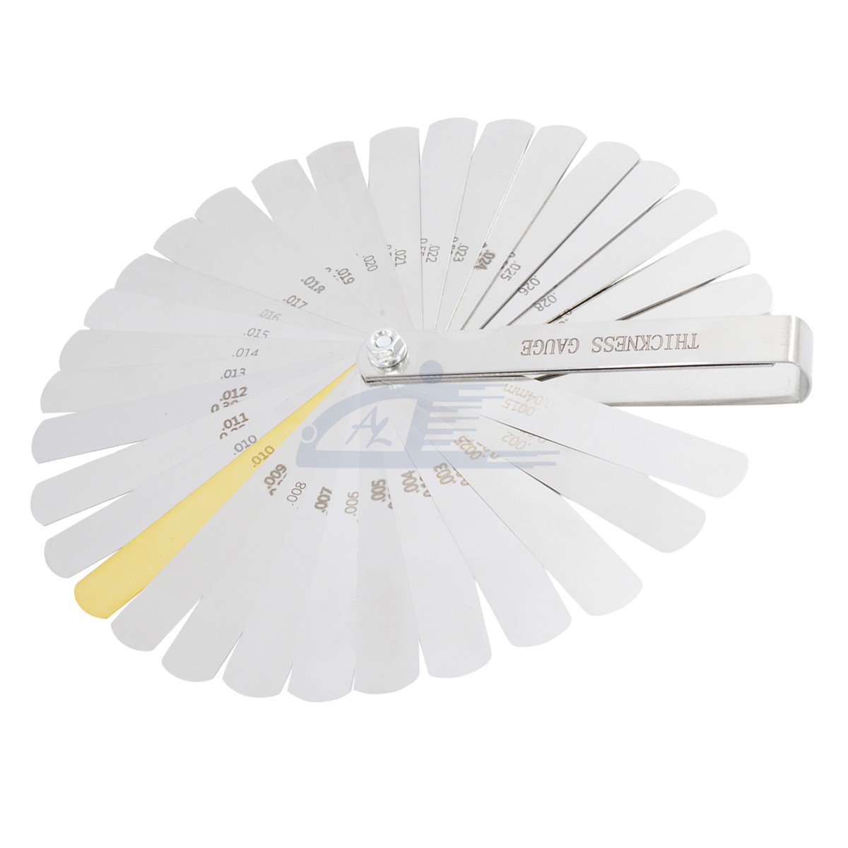 Universal Spark Plug Gap Tool Gapper & 32 Blades Steel Feeler Gauge Red Black