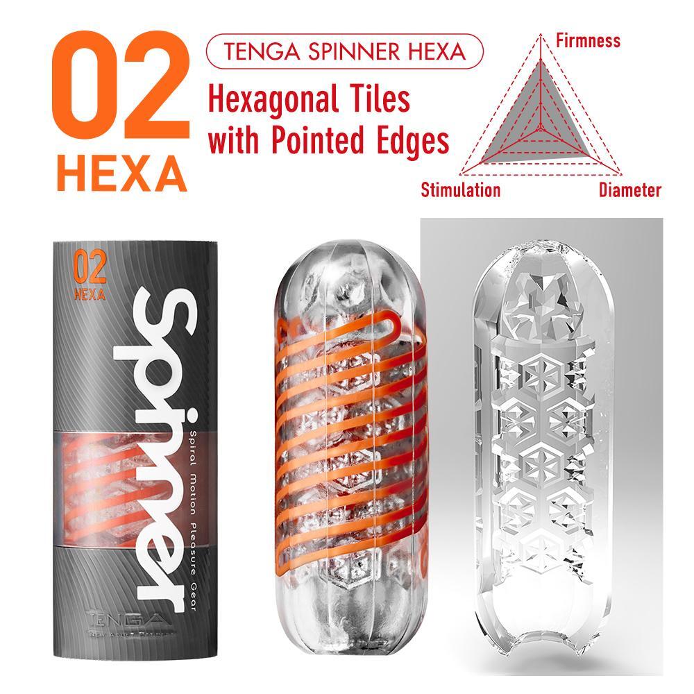 TENGA SPINNER Reusable Spiral-Motion Male Masturbator/Stroker NIB NWT