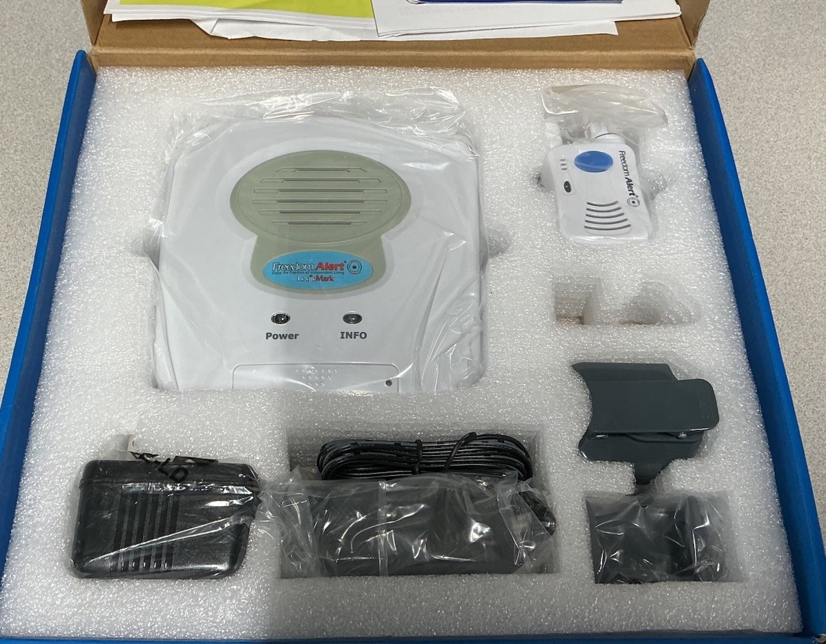 Freedom Alert Fall Emergency System Model #35511 By LogicMark Open Box