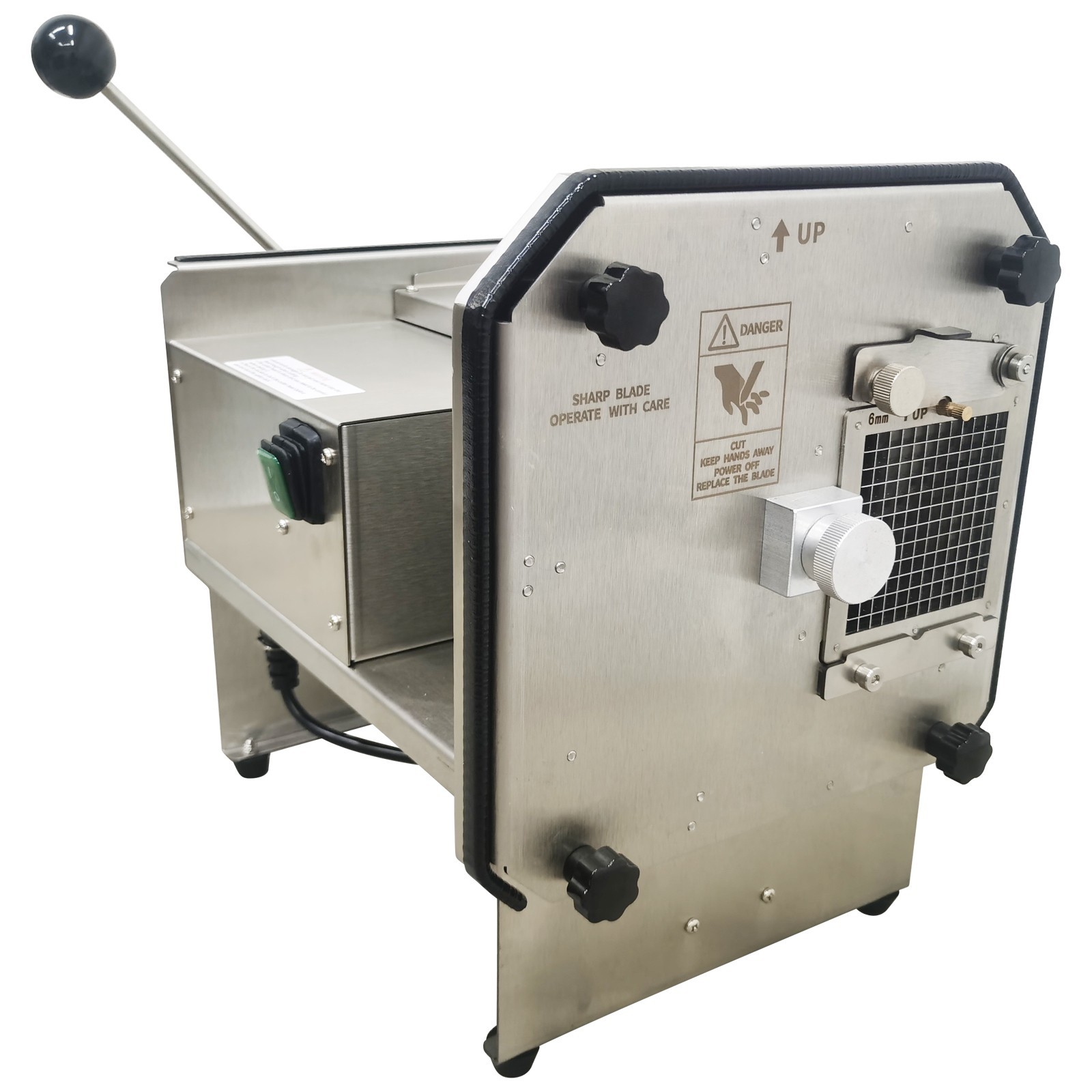 110V Commercial Electric Fruit and Vegetable Dicing Machine 6mm Dicing Cutter