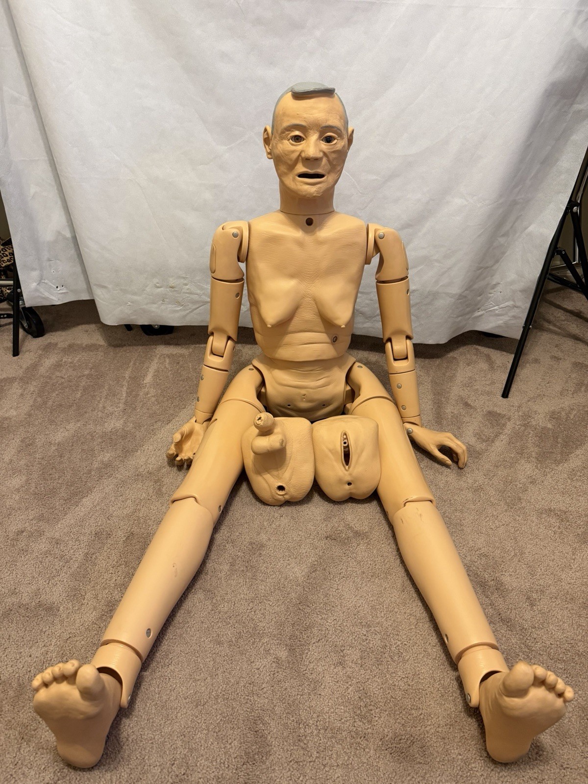 Nasco Lifeform Nursing Skills Manikin Mannequin Geriatric Simulator Medical