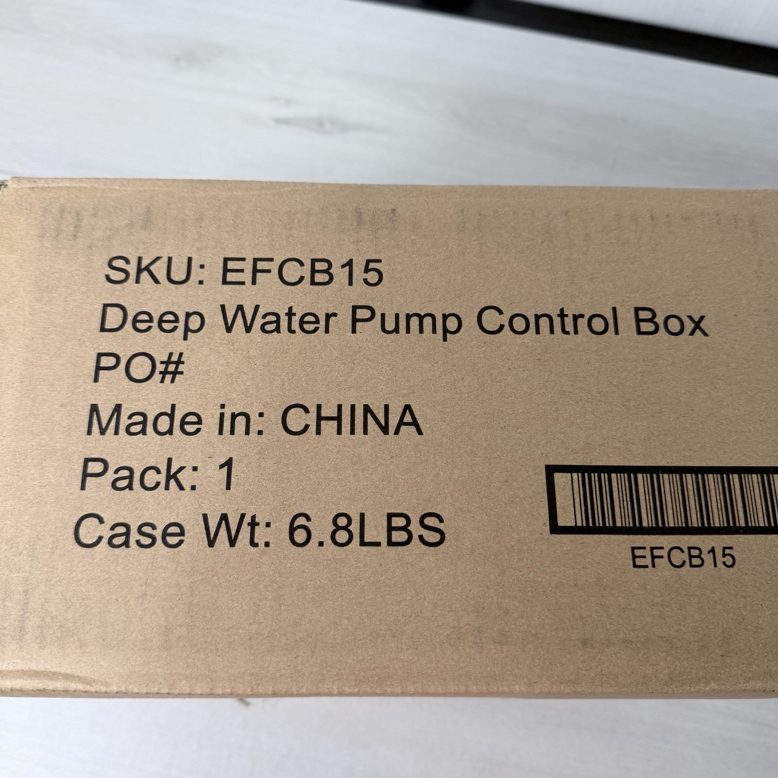 Eco-Flo EFCB15 Water Submersible Pump Control Box EFCB Series 1.5HP 230V