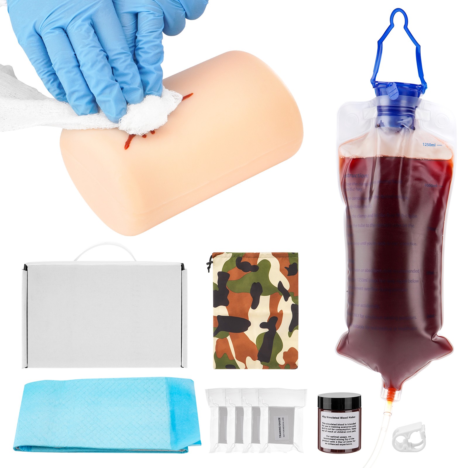 Wound Bleed Set Wound Trainer First Aid Trainer Stop Bleeding Trainer Kit New