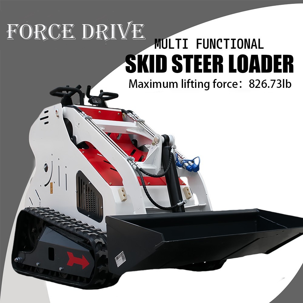 Mini Skid Steer Loader 13.5HP Tracked Loader, for Trenching & Landscaping USA