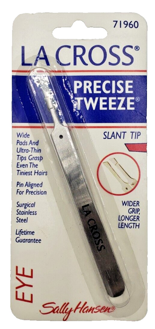 NEW Sally Hansen La Cross Easy Tweeze Slant Tip Tweezers 71960(PACKAGE MAY VARY)