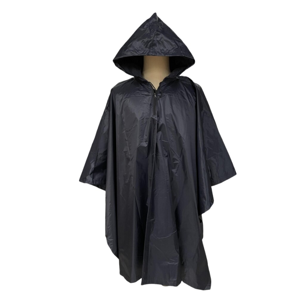 Waterproof Hooded Ripstop Camo Rain Coat Poncho Military Camping Hiking Hunting