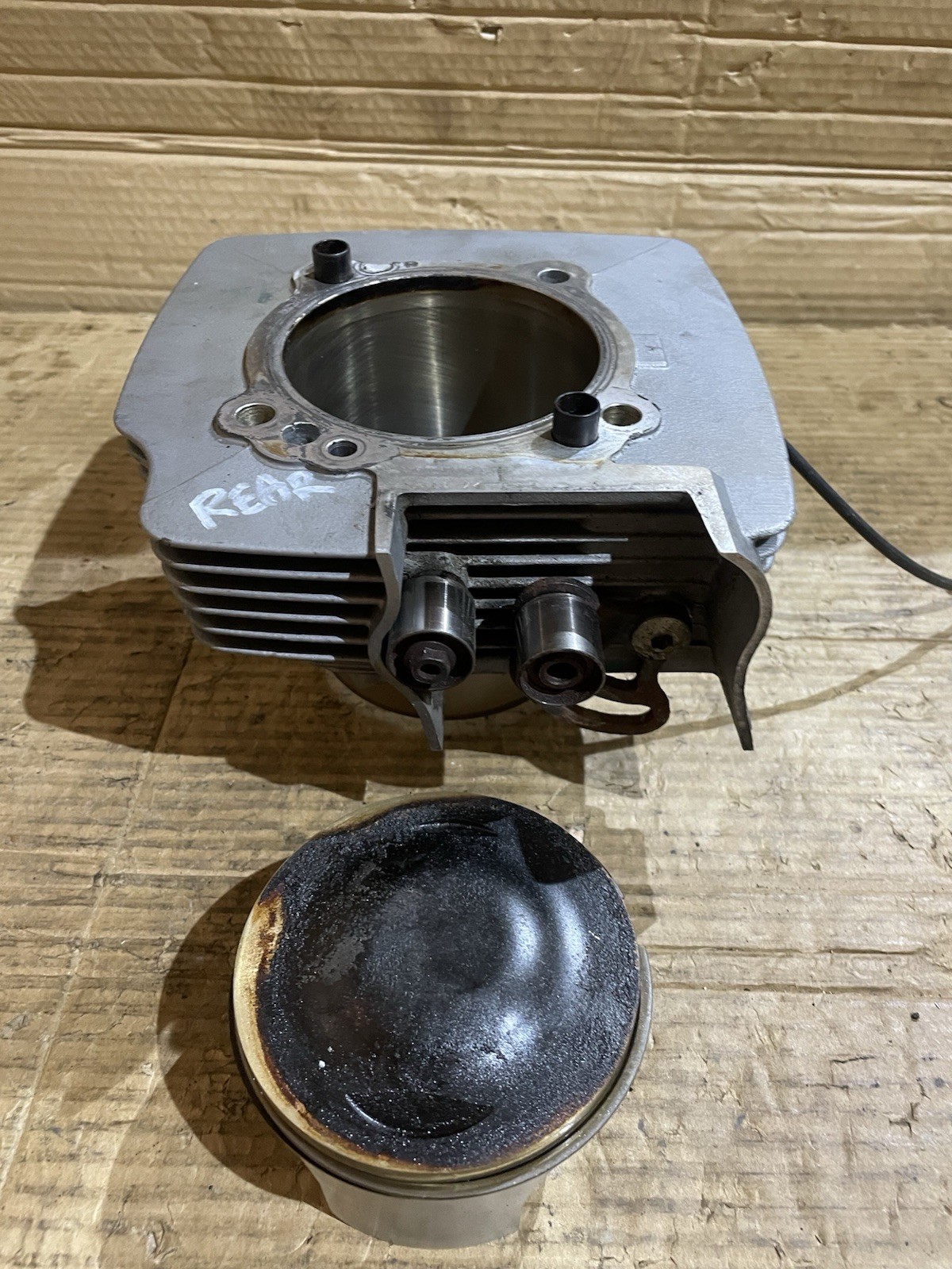 Ducati Monster 1100 Rear Cylinder Barrel & Piston 2010 2011 Genuine Low Miles