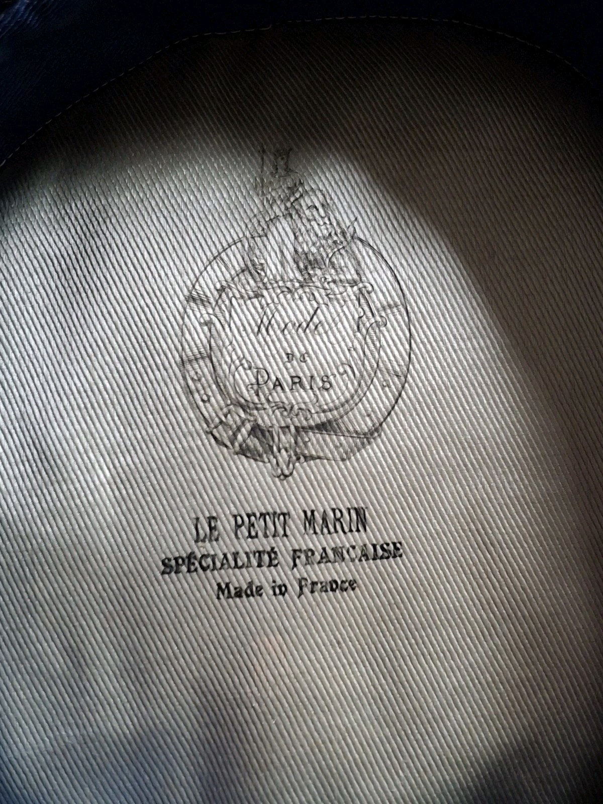 Vintage French Mariners Sailor Cap Hat from Duguay Trouin Paris France Navy