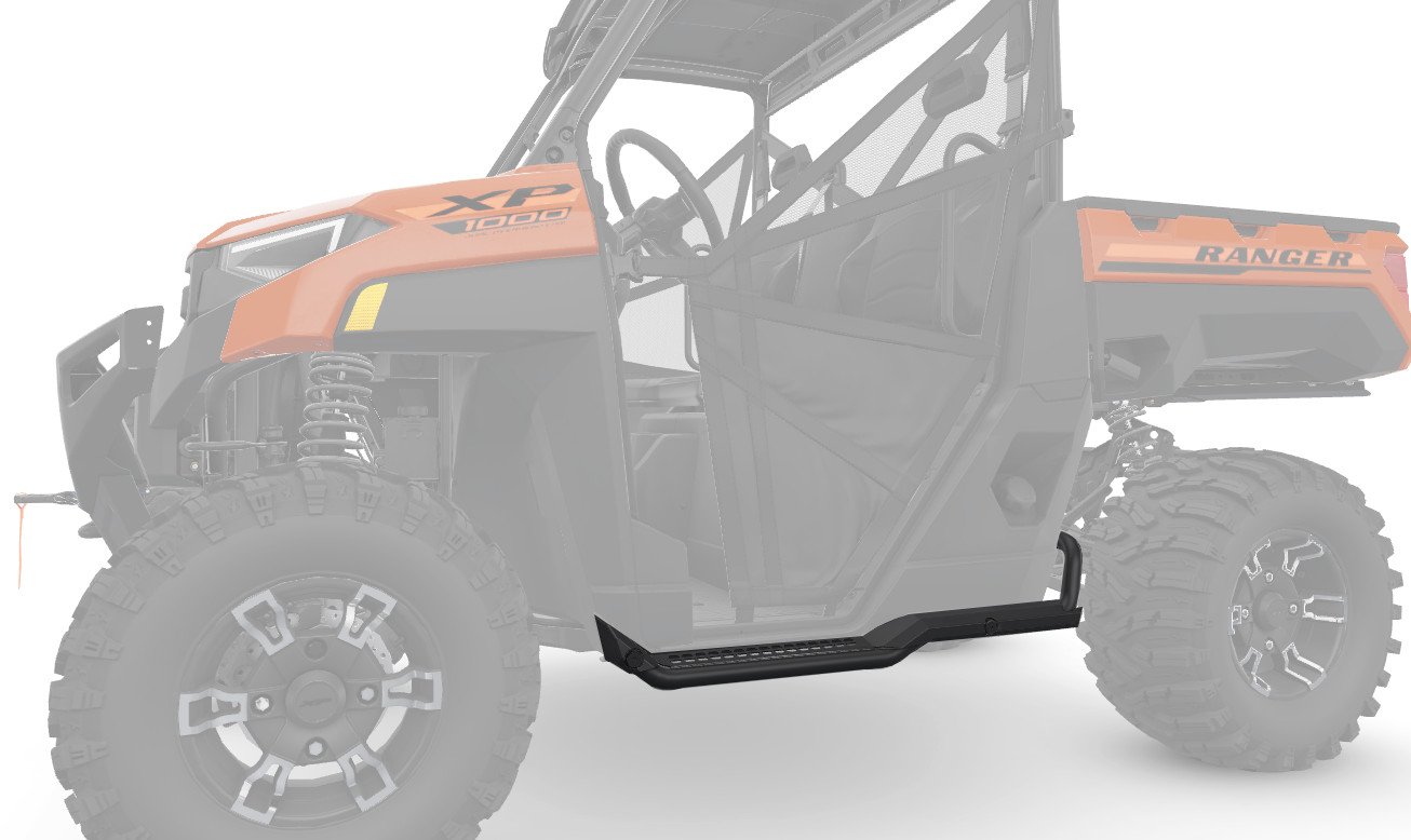Polaris Ranger XP 1000 / Ranger 1000 SOHC Rock Guard Sliders with Step 2882530