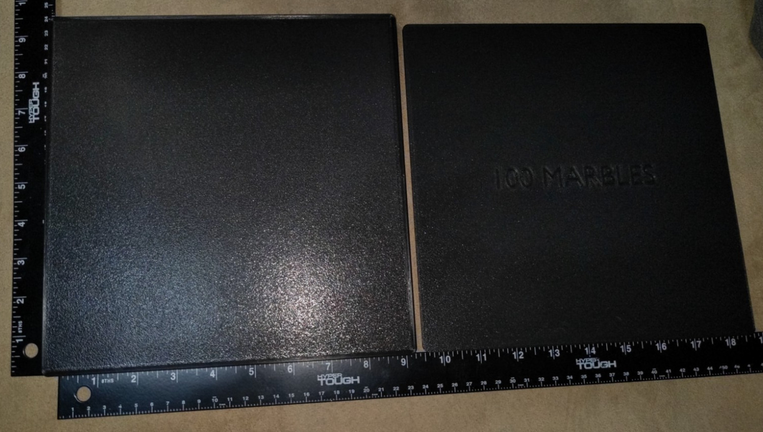 NO MARBLES - 100x 20mm Marbles Display Storage Sorting Tray Case