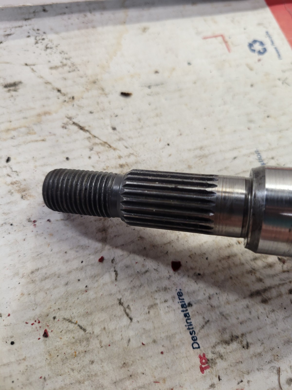 Honda Elite Dio Af16 Af18 Main Axle For Dual Bearing Transmisions Dio 1 Dio 2...