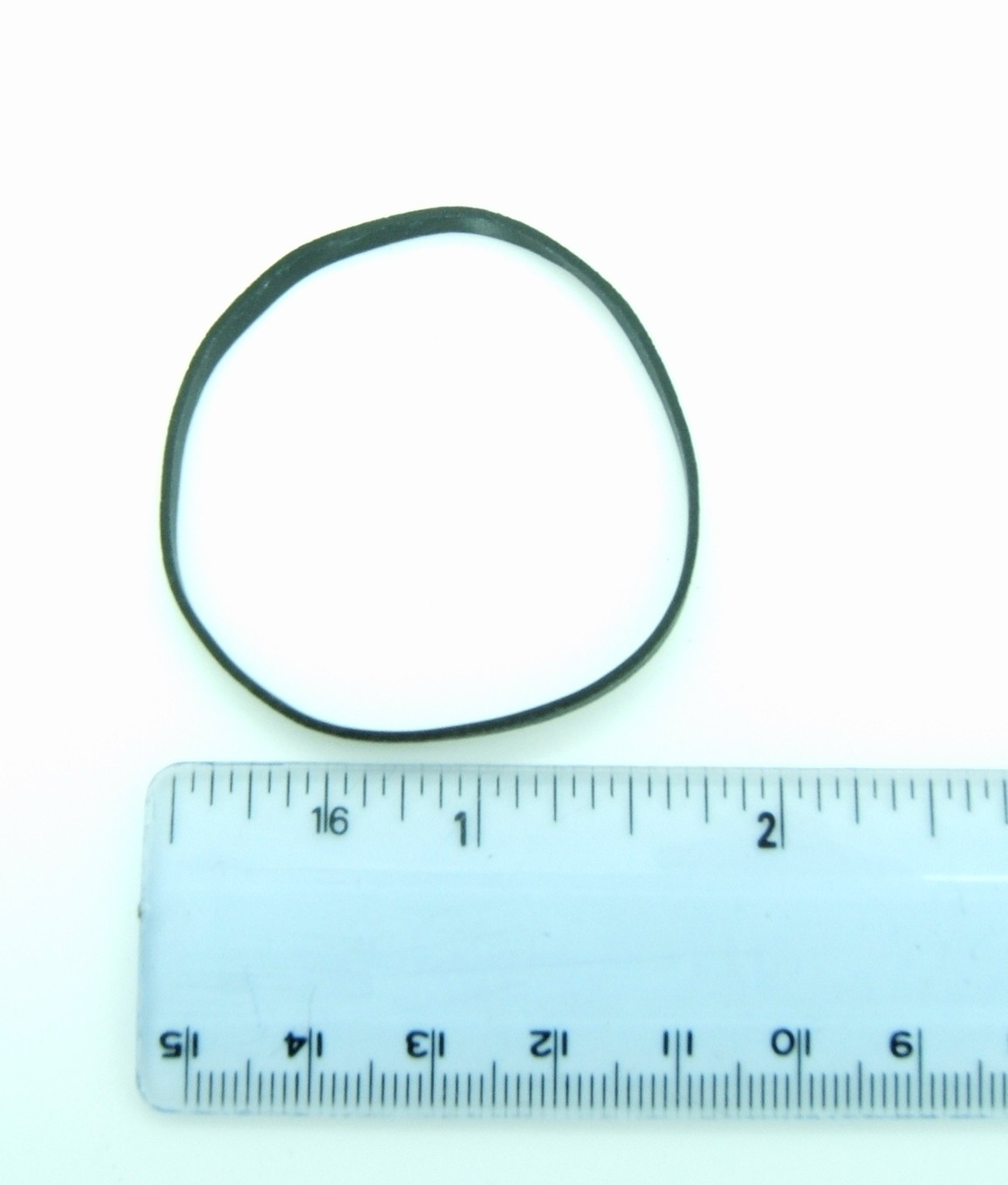 USA Bulk Black High Heat UV #32 Angler Fishing Rubber Bands - Black 3" x 1/8