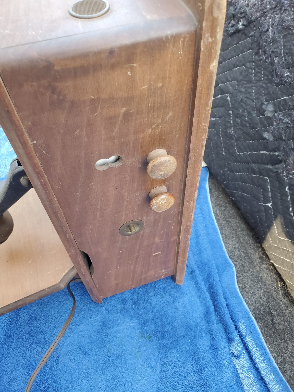 Antique Tube Radio Receiver Wall Telephone The Country Belle By Guild